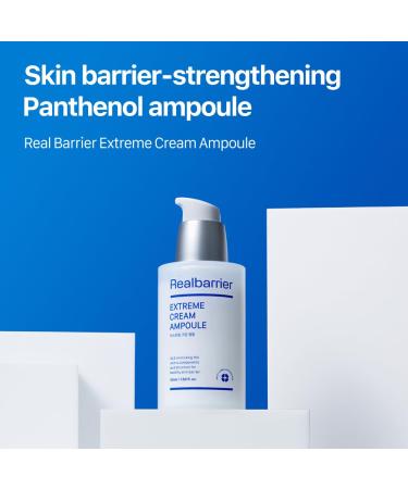 Real Barrier Extreme Cream Ampoule 1.69 Fl Oz - Best Face Moisturizer for Dry & Sensitive Skin | Korean Skin Care Skin Barrier Repair & Strengthening Serum - Buy Online on GoSupps.com