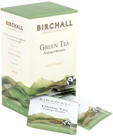 Birchall Tea Bags Pure Green Tea Savor the Delightful Taste Antioxidants Green Tea 6 Boxes of 25 Enveloped Plant-Based Tea Bags - Buy Online on GoSupps.com