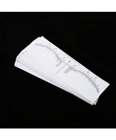 Eyebrow Ruler 50Pcs Eyebrow Shaper Stencil Eyebrow Ruler Sticker Microblading Measure Tool Eyebrow Measure Ruler Eyebrow Shaping Tools Eyebrow Measuring Tool for Make up - Buy Online on GoSupps.com