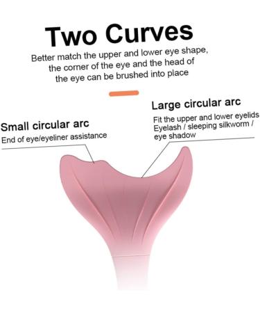 NOLITOY 2pcs Eyeliner Auxiliary Artifact Lash Kit Eyeshadow Applicators Silicone Eyeliner Stencils Cosmetic 15X4.5CMx2pcs Pinkx2pcs - Buy Online on GoSupps.com