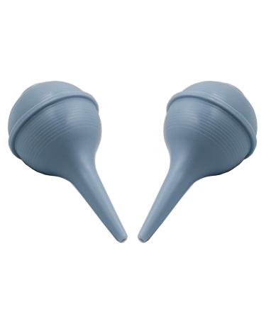 Comfort Axis Baby Bulb Style Ear Wax and Nasal Aspirator, 2 Ounces, 2 Pack, Blue