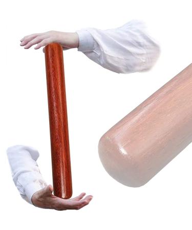 Tai Chi Qi Gong Sticks Health Sticks Mahogany Hood Long and Short Sticks Tai Chi Kung Fu Health Sticks Exercise Sticks Massage devices for martial art Qigong class 33*3.5cm