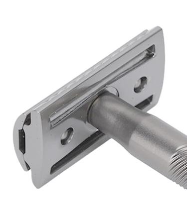 Ergonomic Double Edge Safety Razor - Portable Zinc Alloy for Home & Travel | Perfect Birthday Gift for Facial Care - Buy Online on GoSupps.com