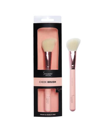 SINCERO SALON contour brush I make-up brush for blusher and contouring powder rose gold cheek brush