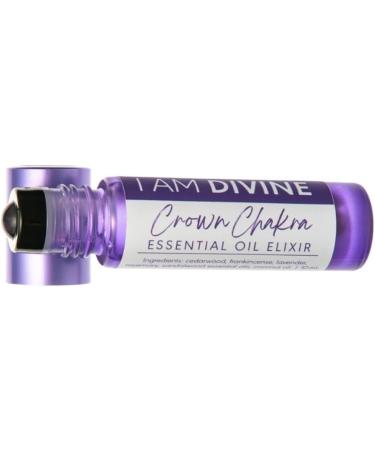 I Am Divine Essential Oil Elixir Crown Chakra Spiritual Guidance Energy Balance Aromatherapy Roller Bottle - Buy Online on GoSupps.com