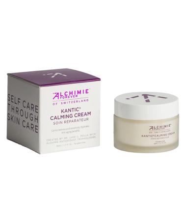 Alchimie Forever Kantic Calming Cream | Midweight Facial Moisturizer Calms Redness & Irritation with Rich Antioxidants Blueberries & Grape Seeds | Revives Dull Skin Hydrates Anti-Aging I 1.7 oz
