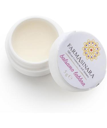 Lip balm with shea butter, extracts of lavandula, Rosamarinus Officinalis and Helychrisum Italicum antioxidant and soothing action anti-chapped lips 5gr. Made in Asinara