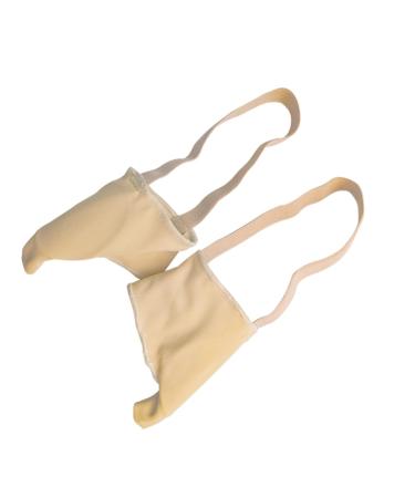 Healvian Bunion Protector Sleeve 1 Pair Cover Gel Sleeve Hallux Valgus Pad Separators for Hammer Bunion Cloth Pinky Foot Pinky Separator Soft Protective Case Big Toe Brace for Bunion complexion 22x7.5cm