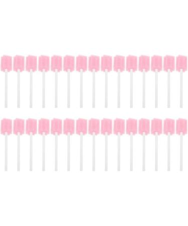 Disposable Oral Care Sponge Swabs - Pink Pack of 30 | Cleaning Mouth Swabs for Easy Oral Hygiene - Buy Online on GoSupps.com