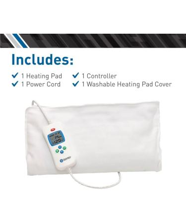 BodyMed Digital Moist Heating Pad for Neck and Shoulders - Pain Relief 27x14 Inch - Buy Online on GoSupps.com