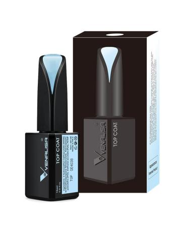 VENALISA 15ml No Wipe Gel Top Coat | Long-Lasting High Gloss UV Gel Nail Polish | Soak Off Tempered Finish for Perfect Nails - Buy Online on GoSupps.com
