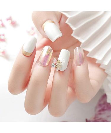 500pc Natural Short Square Press on Nails | Full Cover False Nails for Women & Girls | DIY Nail Art Tips - Buy Online on GoSupps.com