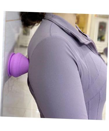 Beavorty 2-Pack Mountable Back Massager & Acupressure Massage Device - Violet TPE Hand Exercise Balls for Deep Tissue Relief - Buy Online on GoSupps.com