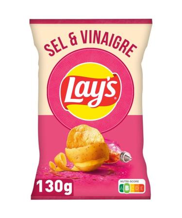 LAY'S Chips saveur sel et vinaigre 130 g
