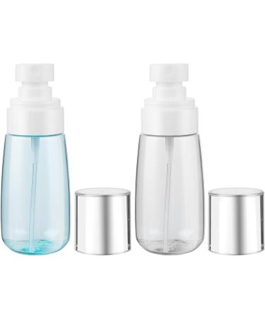 WLLHYF 2 Pack Travel Spray Bottle TSA Approved Small Spray Bottle Travel Size 2oz/60ml Leak Proof Refillable Fine Mist Spray Bottle for Perfume Essential Oils Toners Hair Face Cosmetics (blue/clear) - Buy Online on GoSupps.com