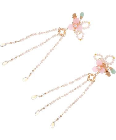 MAGICLULU 2 Pairs Comb Washing Capsules Aesthetic Hair Accessories Wedding Headwear Traditional Chinese Hairpin Chinese Girl Hair Accessories Flower Hair Clip Pair Clip Classical Metal - Buy Online on GoSupps.com