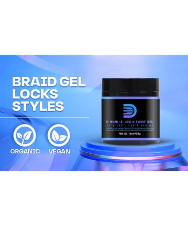 D MONI S Loc N Twist Gel - Premium Hair Care for Perfect Locs | Buy Internationally - Buy Online on GoSupps.com