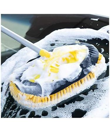 Rotating Mop Microfibre Outdoor Mop Washing Brush for Office Cleaning Household Cleaning Window Cleaning Yellow Decoration Smooth Sailing - Buy Online on GoSupps.com