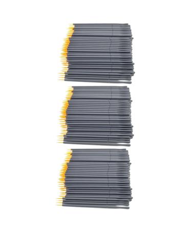 Hemoton 300 Pcs Wand Applicator Eyeliner Makeup Brushes White Eye Liner Makeup Lip Gloss
