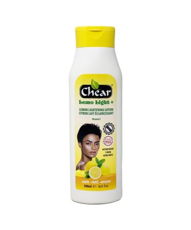 Chear Lemo Light+ Lemon Skin Brightening Body Lotion 500ml for hyperpigmentation - New Formula with kojic acid & Vitamin C