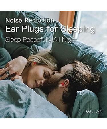 WUTAN Reusable Silicone Ear Plugs for Noise Reduction - 27.7dB Noise Cancelling Earplugs for Sleep, Flights & Noise Sensitivity - Buy Online on GoSupps.com
