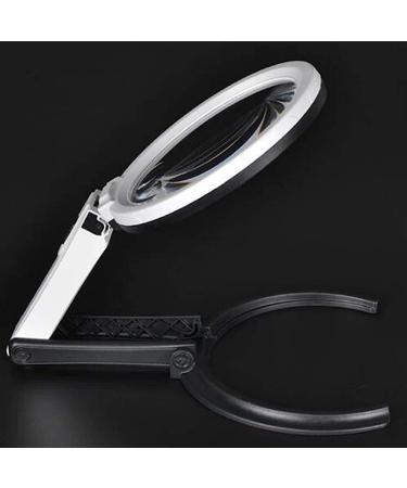 Magnifiers Hd Handheld Folding Radio Magnifying Glass Old Man Child Reading Maintenance Led Magnifier Comfortable Anniversary - Buy Online on GoSupps.com