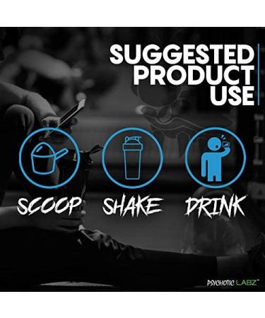 Psychotic Labz Psycho Circus Pre Workout Powder - Energy, Focus & Strength Boost - Beta Alanine, Creatine, Caffeine - Sweet Watermelon Flavor - 30 Servings - Buy Online on GoSupps.com