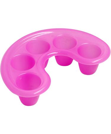1 bol ongles cinq doigts pour un retrait rapide et facile des ongles polis bol ergonomique pour trempage des ongles rose rouge - Buy Online on GoSupps.com