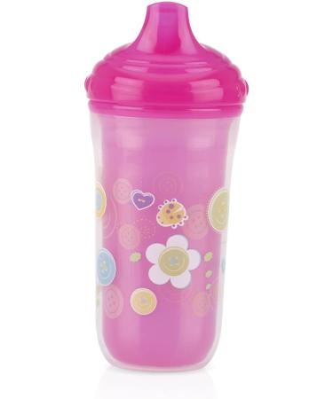Nuby No-Spill Insulated Hard Spout 9 oz Cup  Colors/Prints May Vary 2 Count (Pack of 1) - Buy Online on GoSupps.com