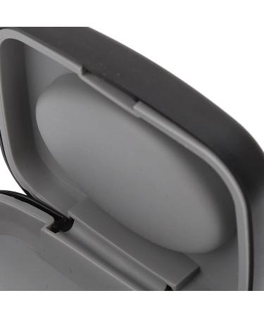 Hearing Aids Case Large Capacity Portable Quadrate Black Hearing Aids Storage Box for Home Outdoor Travelling(Black) - Buy Online on GoSupps.com