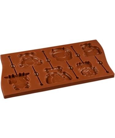 MAGICLULU 3pcs 6 Fondant Molds Animal Cake Baking Mold Silicone Gummy Mold Animal Stencils Ice Block Mold Silicone Baking Molds Candy Molds Baking Fondant Mold Cartoon Lollipop Mold mediumx3pcs As Shownx3pcs - Buy Online on GoSupps.com