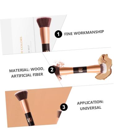 Buy Minkissy Highlighter Makeup Brush - Double-Ended Professional Cream & Powder Brush for Face & Blush - International Shipping Available - Buy Online on GoSupps.com