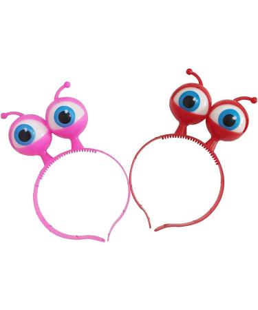 STOBOK 4pcs LED Light Up Eyeball Headbands - Alien Eyes Halloween & Christmas Party Favors - Random Color - Buy Online on GoSupps.com