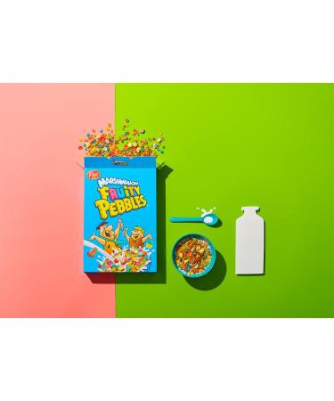 Post Fruity PEBBLES with Marshmallows Cereal - Gluten Free Sweetened Rice Breakfast Cereal - 11oz Small Box - Buy Online on GoSupps.com