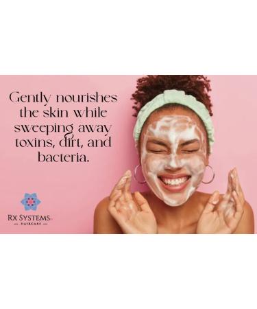 Rx Systems PF Reparative Facial Cleanser 8 oz Repairs Skin Clears away Oil and Dirt Build Up Prevents Acne and Clogged Pores - Buy Online on GoSupps.com