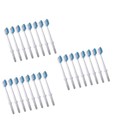 Minkissy 24 STK brush heads for oral tooth hygiene Tips Exchange -up head replacement brush heads for oral shower tooth flaps tooth flaps brush head nozzle nozzle