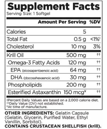 MUNCHIE MIX Extra-Strength Krill Oil 500 mg (160 ct.) - Buy Online on GoSupps.com