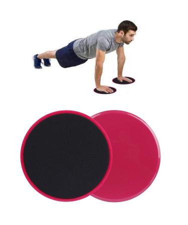 Huszzm 2 pieces sliders fitness exercise sliding gliding disc double -sided slide slices core sliders gliding discs for home training belly full body training carpet wooden floors hard floors - Buy Online on GoSupps.com