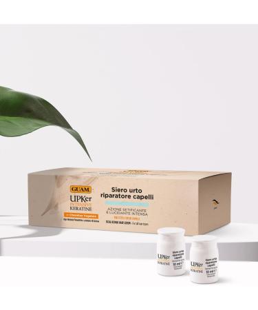 LACOTE SRL Guam UPker Intensive Hair Repair Serum with vegetable keratin valuable active ingredient elixir with intensive strengthening effect Made in Italy contains 8 bottles of 10 ml - Buy Online on GoSupps.com