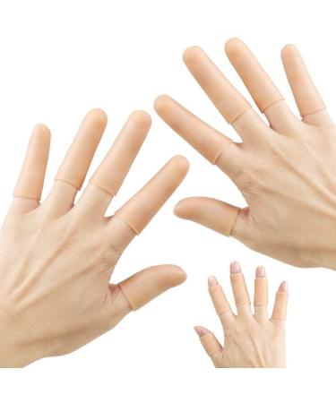 Finger Cot Gel Finger Protector Finger Brace Support Finger Gloves Waterproof Finger Eczema Bandages for Trigger Finger Hand Eczema Finger Cracking Finger Arthritis