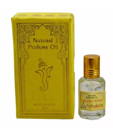 Perfume Oil Golden Woods Long Lasting Fragrance Roll-On Attar For Mens And Womens- 10 ML Pack Of 1