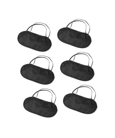 6 pi ces Masque de Sommeil Extensible pour Yeux Cache Yeux Occultant Confortable pour Voyage Camping et Bloque la Lumi re pour Sommeil R parateur