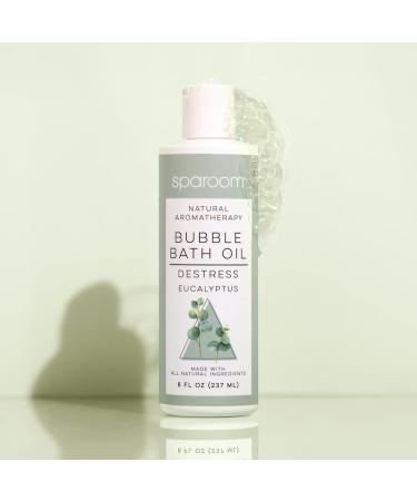 Buy SpaRoom Eucalyptus Aromatherapy Foaming Bubble Bath Oil - All Natural Hydrating & Nourishing with Jojoba & Olive Oils (8 oz) | International Shipping Available - Buy Online on GoSupps.com