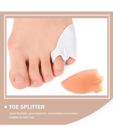 Minkissy Toe Splitters Cushion Alignment Corrector - Varus, Hammer Toe Straightener for Bunion Relief - Comfortable Reusable Nursing Clip (2 Pairs) - Buy Online on GoSupps.com