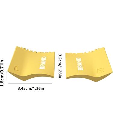 Eyelash Stamps Tool | Eyeliner Stamp Eye Liner Tool | Extensions Natural Looking Bottom Lashes for Makeup Beginner Girls Yellow - Buy Online on GoSupps.com