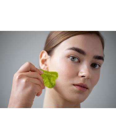 Buy Natural Jade Roller & Gua Sha Set - Facial Massage Tools for Skin Care Fine Lines Relief & Muscle Relaxation | International Shipping Available - Buy Online on GoSupps.com