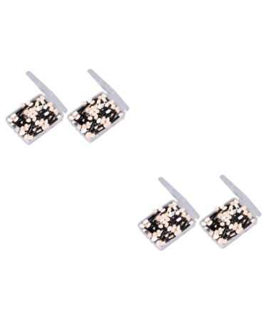 POPETPOP Eye Shadow Sponge Applicator 200 Pcs Eyeshadow Makeup Brush Makeup Tools Eye Cream Brush Eye Shadow Set Double Sided