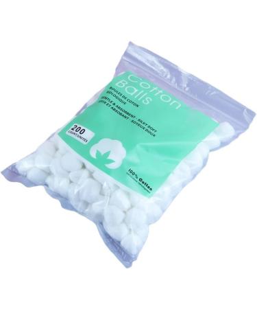 Small Cotton Balls - Absorbent Pure Cotton for Make-Up Nail Polish Removal & Pet Care - Simply Soft White International Shipping - Buy Online on GoSupps.com
