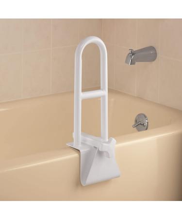 WalterDrake Easy Grip Adjustable Tub Bar - Safety Grab Handle for Bathtub - Supports up to 250 lbs - White - Buy Online on GoSupps.com