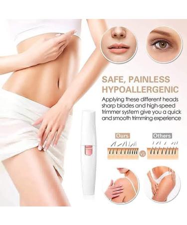 Professional Painless Nose and Ear Hair Trimmer for Men & Women - Waterproof Stainless Steel Low Noise Design - Buy Online on GoSupps.com